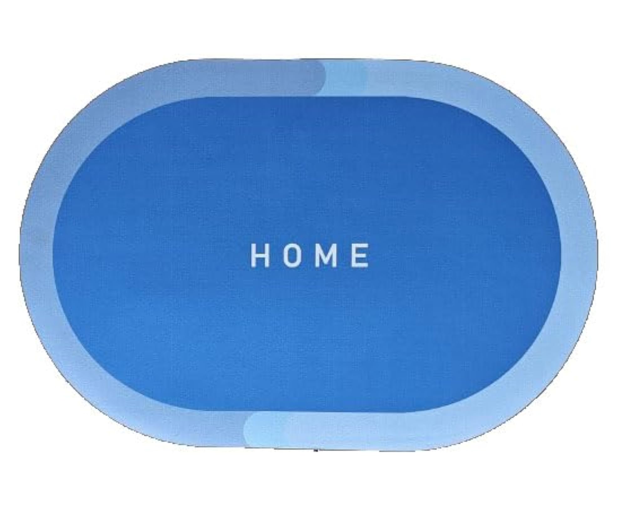 Bathroom Mat Oval Rug 40x60 cm